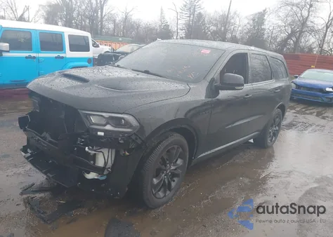 2021 Dodge Durango R/T Awd из США, поврежденный, VIN 1C4SDJCT1MC845176